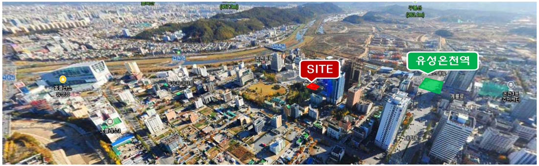 입지환경-사업지항공뷰